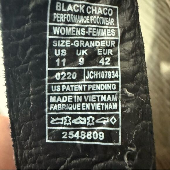 Chaco Wayfarer Black Sandals Premium Comfortable Outdoor Footwear - Picture 8 of 12